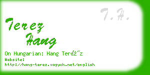 terez hang business card